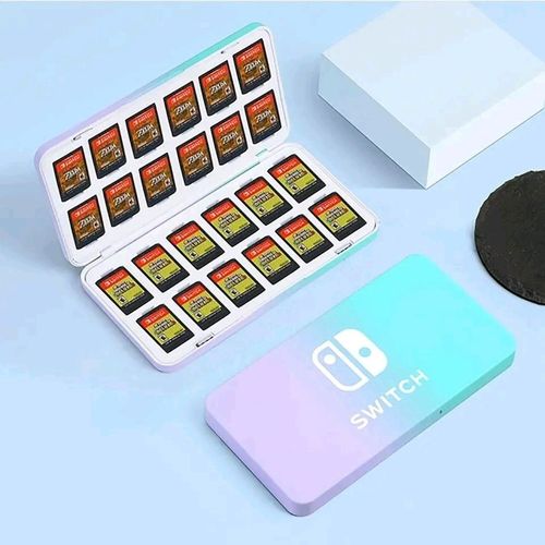 Porte cartes jeux Nintendo Switch, Boite Étui de rangement cartes - 24 Jeux
 Fiche Technique et Prix au Maroc