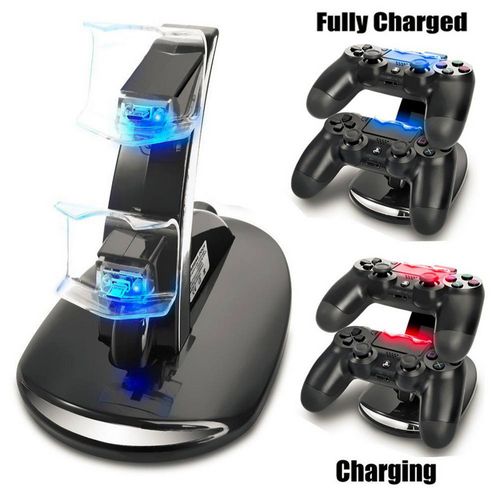 Chargeur Manette PS4 PlayStation 4 , PS4 Slim , PS4 Pro, Support de charge USB pour manette PS4
 Fiche Technique et Prix au Maroc