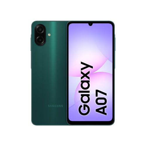 Samsung A07 – 6,7" – 128 Go – 6 Go Ram – Green
 Fiche Technique et Prix au Maroc