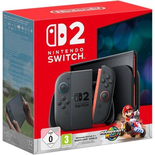 Nintendo Switch 2 + Monde de Mario Kart
 Fiche Technique et Prix au Maroc