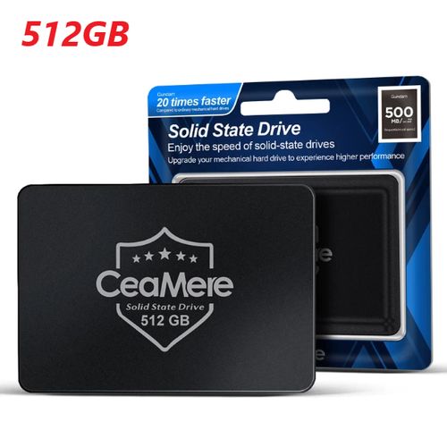 CeaMere Disque Dur interne Ssd avec capacité de 512 GB
 Fiche Technique et Prix au Maroc