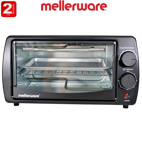Mellerware Four électrique MOV 10L noir multifonction haut qualité-2ans de garantie
 Fiche Technique et Prix au Maroc