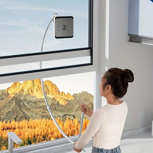 Raclette Télescopique Double Face pour Nettoyage de Vitres - Utilisation Intérieure et Extérieure
 Fiche Technique et Prix au Maroc