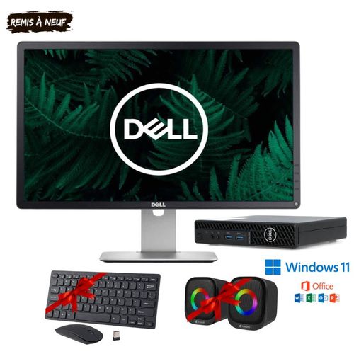 DELL OptiPlex 3080 Micro - Intel G5900T 10ème Gén - 8Go RAM - 256Go SSD + Écran p2214hb 22" Full HD
 Fiche Technique et Prix au Maroc
