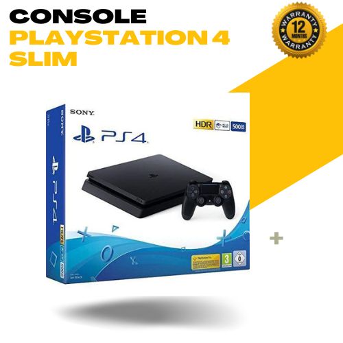 Sony Console PS4 Slim (500 GB, 8Go RAM) - Noir
 Fiche Technique et Prix au Maroc