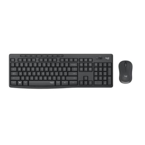 Logitech MK295 Silent ensemble souris et clavier sans fil avec technologie SilentTouch, pavé numérique taille standard, réactivité instantanée sans fil, 90% de bruit en moins, AZERTY Français - Gris
 Fiche Technique et Prix au Maroc