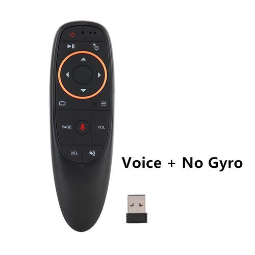 G10S Air Mouse 2.4G Voice Remote USB Receiver Wireless Smart Mouse for Android TV-box Projector
 Fiche Technique et Prix au Maroc