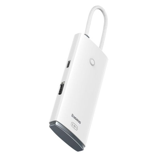 Baseus Adapteur Hub 5 in 1 Type-C vers HDMI+USB*3+Type-C
 Fiche Technique et Prix au Maroc