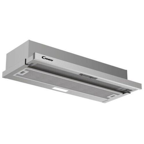 Candy Hotte télescopique grise 90 cm avec filtre à graisse aluminium éclairage led 3 vitesses
 Fiche Technique et Prix au Maroc