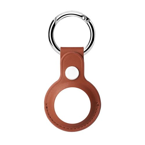 Porte-clés AirTag pour Apple, étui en Cuire de protection, housse de suivi, porte-clés Airtag
 Fiche Technique et Prix au Maroc