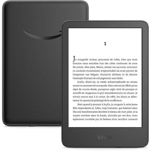 Kindle  (Nouvelle génération) Le plus léger et compact, avec écran antireflets, changements de page plus rapides et éclairage avant réglable - 16 Go -
 Fiche Technique et Prix au Maroc