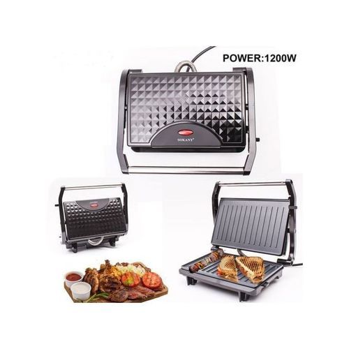 Sokany Mini Panini antiadhésif, Machine à griller les steaks, Appareil de sandwichs
 Fiche Technique et Prix au Maroc