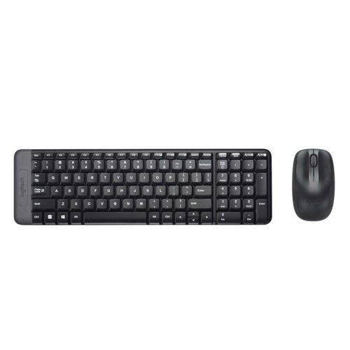 Logitech MK220 Combo Clavier et Souris Sans Fil pour Windows, Pile 24 Mois, Compatible avec PC et Ordinateur Portable - AZERTY
 Fiche Technique et Prix au Maroc