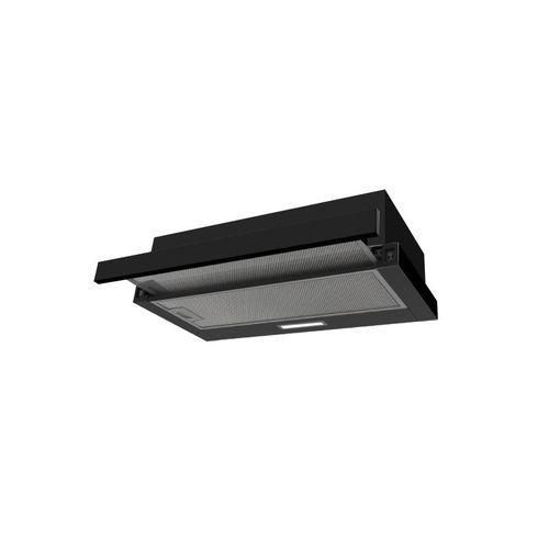 Schneider Hotte télescopique noir 60 cm avec filtre aluminium et 2 filtres à charbon
 Fiche Technique et Prix au Maroc