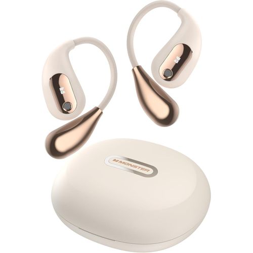 Monster Ecouteurs Casque à oreilles ouvertes AC210, écouteurs Bluetooth 5.4, son stéréo, casque sans fil, 30 heures de lecture, chargement de type C, appels clairs HD, contrôle tactile, écouteurs ouverts AC210 Blanc
 Fiche Technique et Prix au Maroc