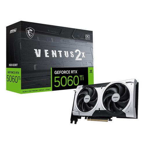 Msi GEFORCE RTX 5060Ti 8G VENTUS 2X OC PLUS
 Fiche Technique et Prix au Maroc