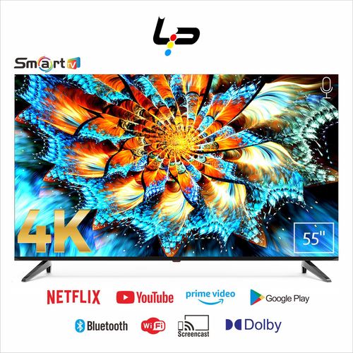 LP Smart TV 55 pouces 4K - Qualité image HD + Android 14.0 fluide - Connexion WiFi - 3 HDMI + 2 USB - Visionnage TV numérique direct
 Fiche Technique et Prix au Maroc