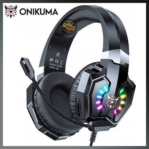 Onikuma X32 Casque Gaming Professionnel RGB avec Microphone à Réduction de Bruit, Haut-Parleurs 50mm et Compatibilité Multi-Plateformes (PC, PS4/PS5, Xbox, Switch, Mobile)
 Fiche Technique et Prix au Maroc