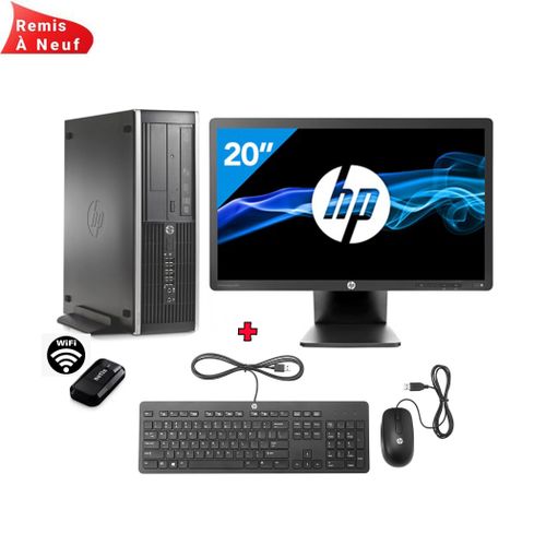 Hp Compaq Pro 6300 Core i3-3220 (3,30GHz) - 8Go , 500Go avec Écran HP 20" - Remis à Neuf
 Fiche Technique et Prix au Maroc