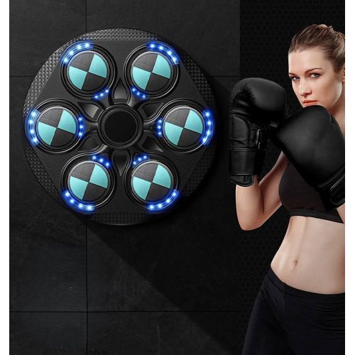 Musique Fitness lumière rythme entraînement cible murale maison adulte Machine de boxe formateur
 Fiche Technique et Prix au Maroc