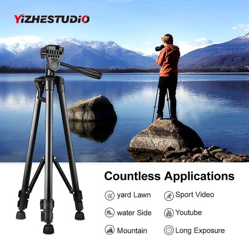 Trepied Tripod Tripied Pro 140cm  En Aluminium, 3 kg Max de Charge- Pour Selfie Video Camera
 Fiche Technique et Prix au Maroc