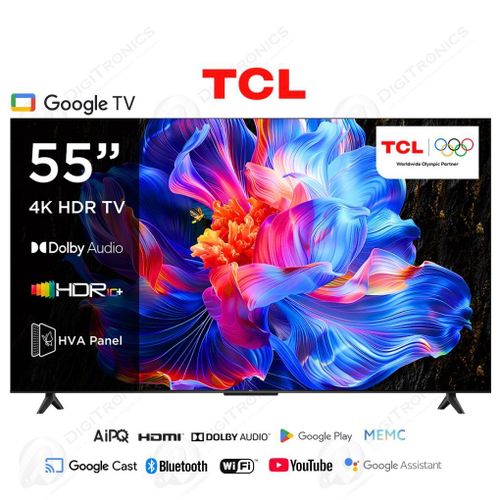 TCL 55 4K UHD Smart Google Tv HDR, HDMI 2.1 Game Master, 55P6K
 Fiche Technique et Prix au Maroc