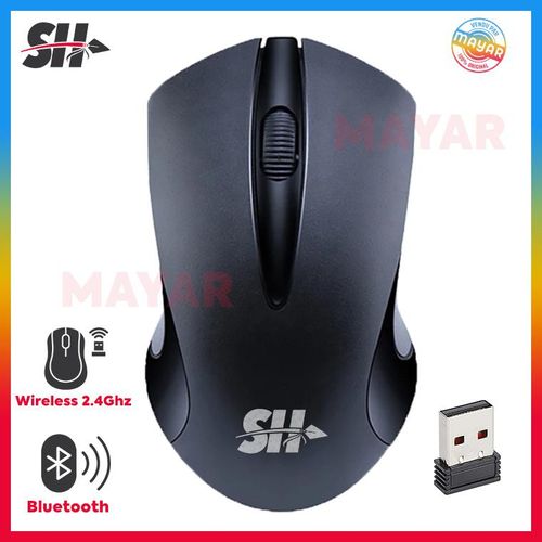 SH Souris sans fil Double connexion Bluetooth et Nano USB 2.4GHz optique  pour ordinateur Bureau, portable PC Mac
 Fiche Technique et Prix au Maroc