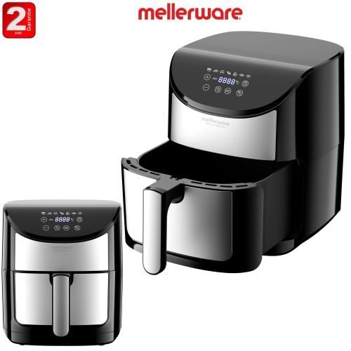 Mellerware Friteuse Air Fryer sans Huile air fryer 8L Digital MDF8S 7Programmes 1500w-2ans de garantie
 Fiche Technique et Prix au Maroc