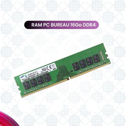 Samsung mémoire vive (RAM) 16 Go DDR4 2666
 Fiche Technique et Prix au Maroc
