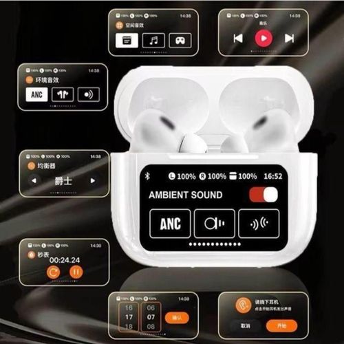 Écouteurs Traducteurs IA avec Écran Tactile & Affichage Numérique, Traduction de 144 Langues, Réduction du Bruit ANC, Casque Intra-Auriculaire Intelligent Sans Fil TWS, Compatible iOS/Android - C, Traduction en Temps Reel pour Voyages et Communication,
 Fiche Technique et Prix au Maroc