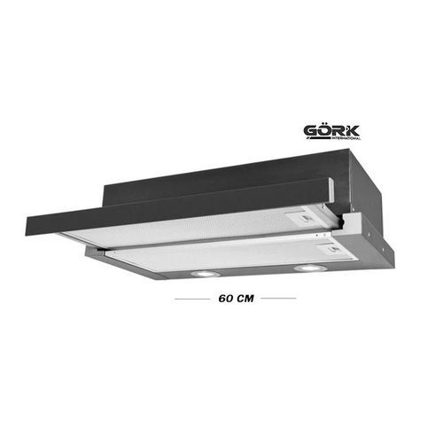 Gork International Hotte aspirante à écran plat 60cm - Noir
 Fiche Technique et Prix au Maroc