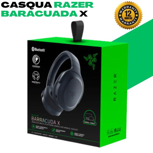 Razer Casque Gaming Barracuda X Audio Sans Fil de Qualité
 Fiche Technique et Prix au Maroc