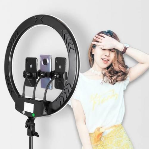 Ring Light 45Cm Led lumière Selfie photographie Youtube et Tik Tok +tripod 210cm
 Fiche Technique et Prix au Maroc