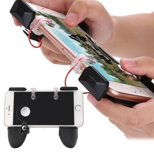 Manette de jeu Console Portable avec Boutons De Tir L1R1, Extensible et Réglable - Pour PUBG, Survival Rules, Survivor Royale, Knife out, PlayerUnknowns Battlegrounds - MV Gamer / Gaming Joystick
 Fiche Technique et Prix au Maroc