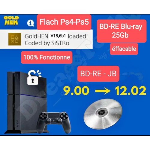 Cd dvd blu ray 25Gb BD-RE compatible avec pc ps4 ps5 lecteur DVD BLU-RAY effacable enregistrable
 Fiche Technique et Prix au Maroc
