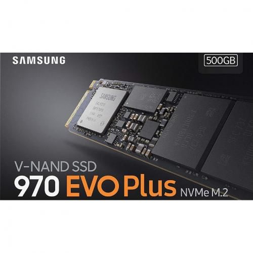 Samsung Original SSD Interne 970 EVO Plus NVMe M.2 (500 Go) Extreme Vitesse 3500MB/s
 Fiche Technique et Prix au Maroc