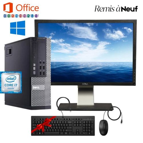 DELL Pack Pro OptiPlex 9020 Core i7-4790 - 8Go - 500Go + Écran 22" - Performance & Qualité
 Fiche Technique et Prix au Maroc