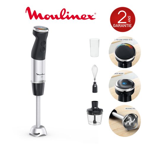Moulinex Mixeur Plongeant DD673810 1000w 3acces
 Fiche Technique et Prix au Maroc
