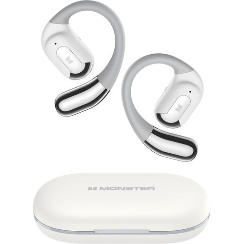 Monster Ecouteur Casque ouvert AC317, casque sans fil Bluetooth 5.4 avec son stéréo, lecture 24 heures, appels cristallins, contrôle tactile, charge de type C, écouteurs sans fil à oreilles ouvertes résistant AC317 Blanc
 Fiche Technique et Prix au Maroc