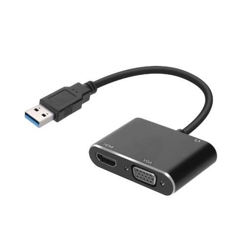 Adaptateur USB 3.0 vers HDMI -VGA Avec audio
 Fiche Technique et Prix au Maroc