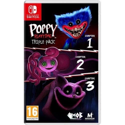 Mob Pack Triple Poppy Playtime pour Nintendo Switch
 Fiche Technique et Prix au Maroc
