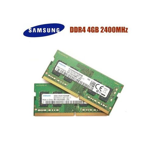 Samsung DDR4 4G Laptop Memory RAM 4GB PC4 2400T Memoria DRAM Stick for Notebook 100% (Memory Capacity: 4G DDR4 2400MHzX2pcs)
 Fiche Technique et Prix au Maroc