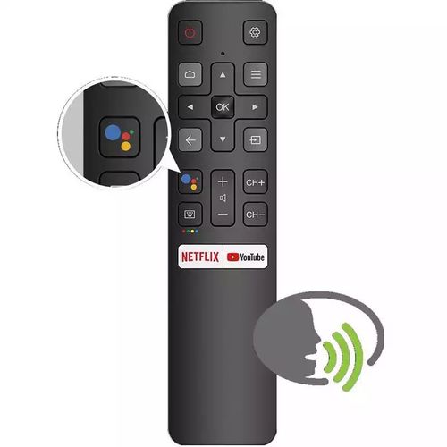 télécommande voix pour TCL Android 4K Smart TV
 Fiche Technique et Prix au Maroc