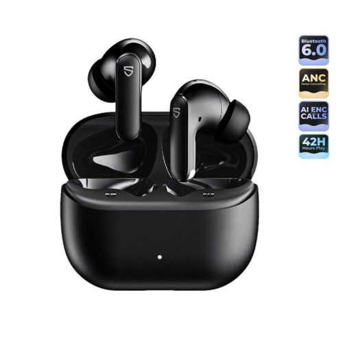 Soundpeats Q3 Pro Wireless Earbuds - Bluetooth 6.0 - 42 Hours Playtime - Call Noise Cancellation, IP55 Waterproof - ANC -38dB 
 Fiche Technique et Prix au Maroc