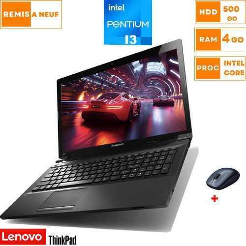 Lenovo PC PORTABLE Essential B50-30 15.6-inch Notebook (Black) - Intel i3 - 4Go RAM - 500Go HDD - 15,6" HD - AZERTY -GARANTIE 6 MOIS- (Remis à Neuf)
 Fiche Technique et Prix au Maroc