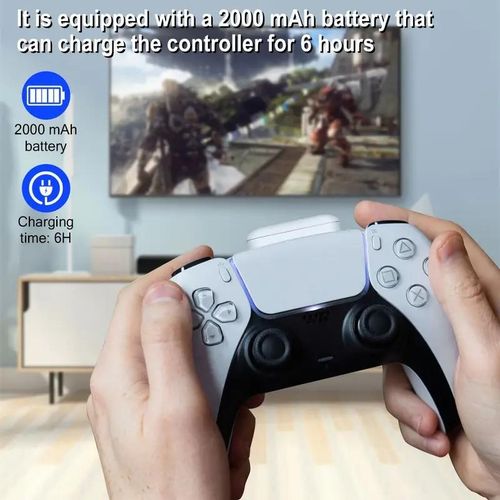 Batterie externe avec clip arrière pour manette PS5 – chargement rapide, affichage led, autonomie de 4-5 heures
 Fiche Technique et Prix au Maroc