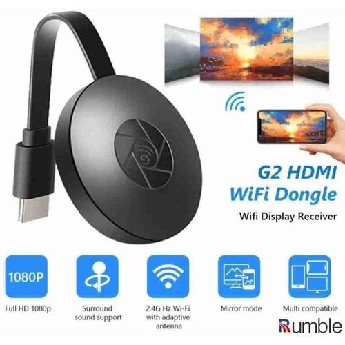 Miracast Chromecast TV streaming device by Google HD Media Streamer dongle hdmi
 Fiche Technique et Prix au Maroc