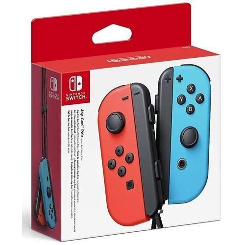 Paire de Manette joy-con bleu & rouge néon Switch NINTENDO
 Fiche Technique et Prix au Maroc