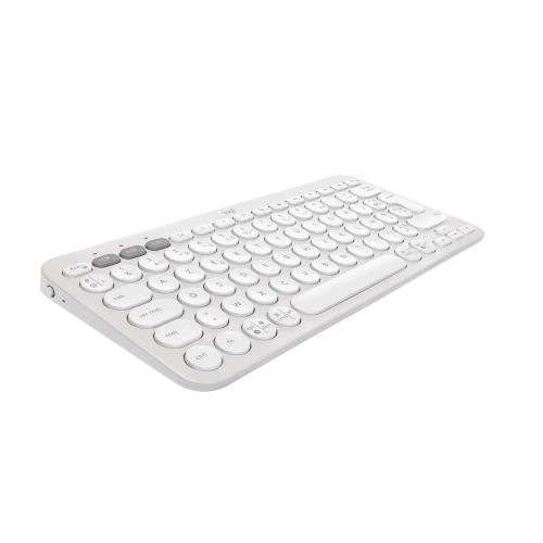 Logitech Pebble Keys 2 K380s clavier sans fil Bluetooth multidispositif, raccourcis personnalisables, fin et portable, Easy-Switch pour Windows, macOS, iPadOS, Android, ChromeOS- Blanc - AZERTY
 Fiche Technique et Prix au Maroc