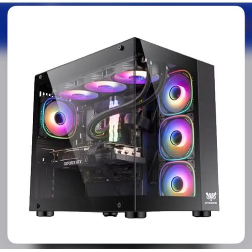 HYBROK TITAN EVO BLACK – Boîtier PC Gaming avec 7 Ventilateurs ARGB, Refroidissement Puissant & Design Premium
 Fiche Technique et Prix au Maroc